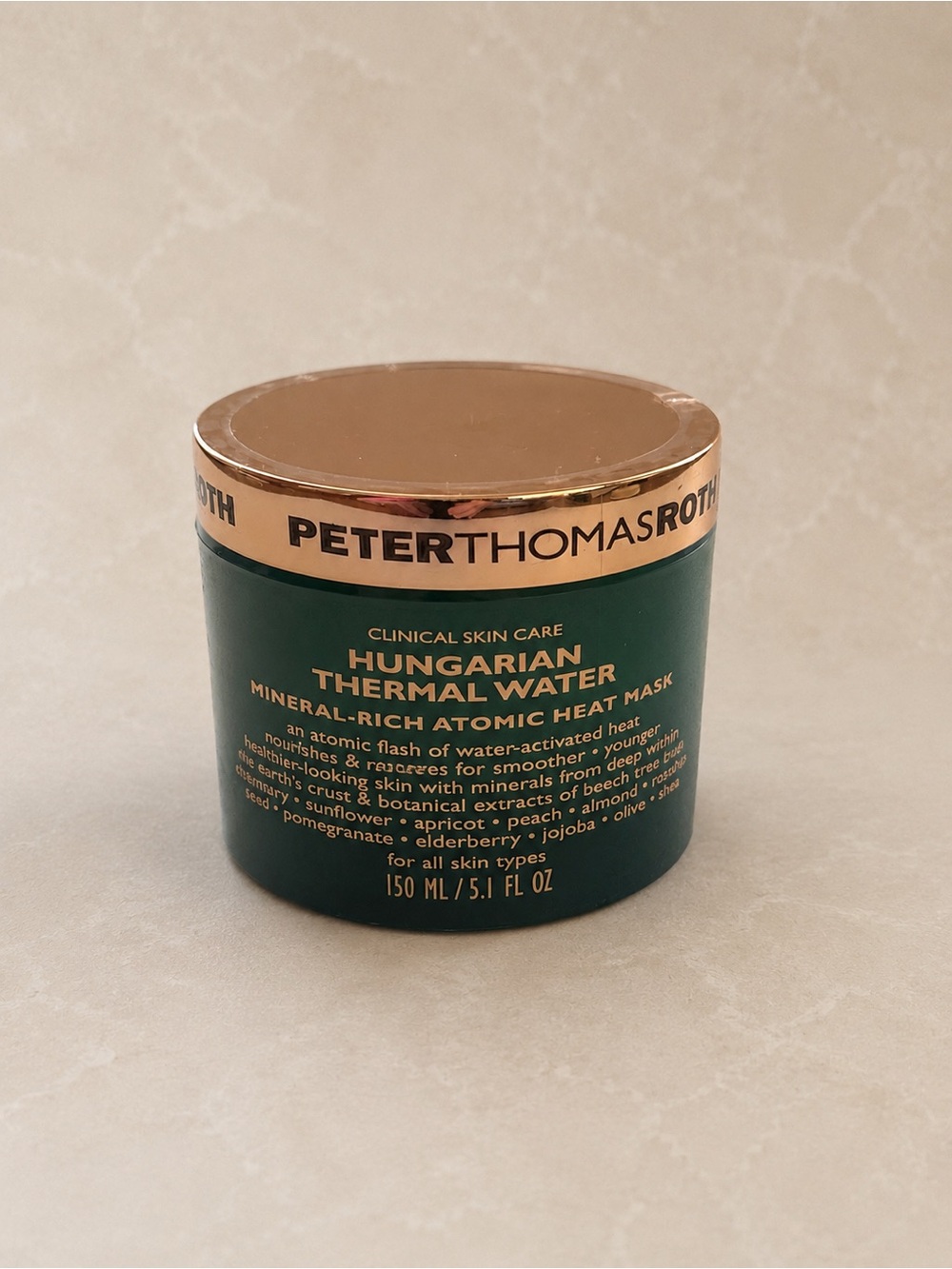 Peter Thomas Roth Hungarian Thermal Water Atomic Heat Mask 5.1oz NEW SEALED